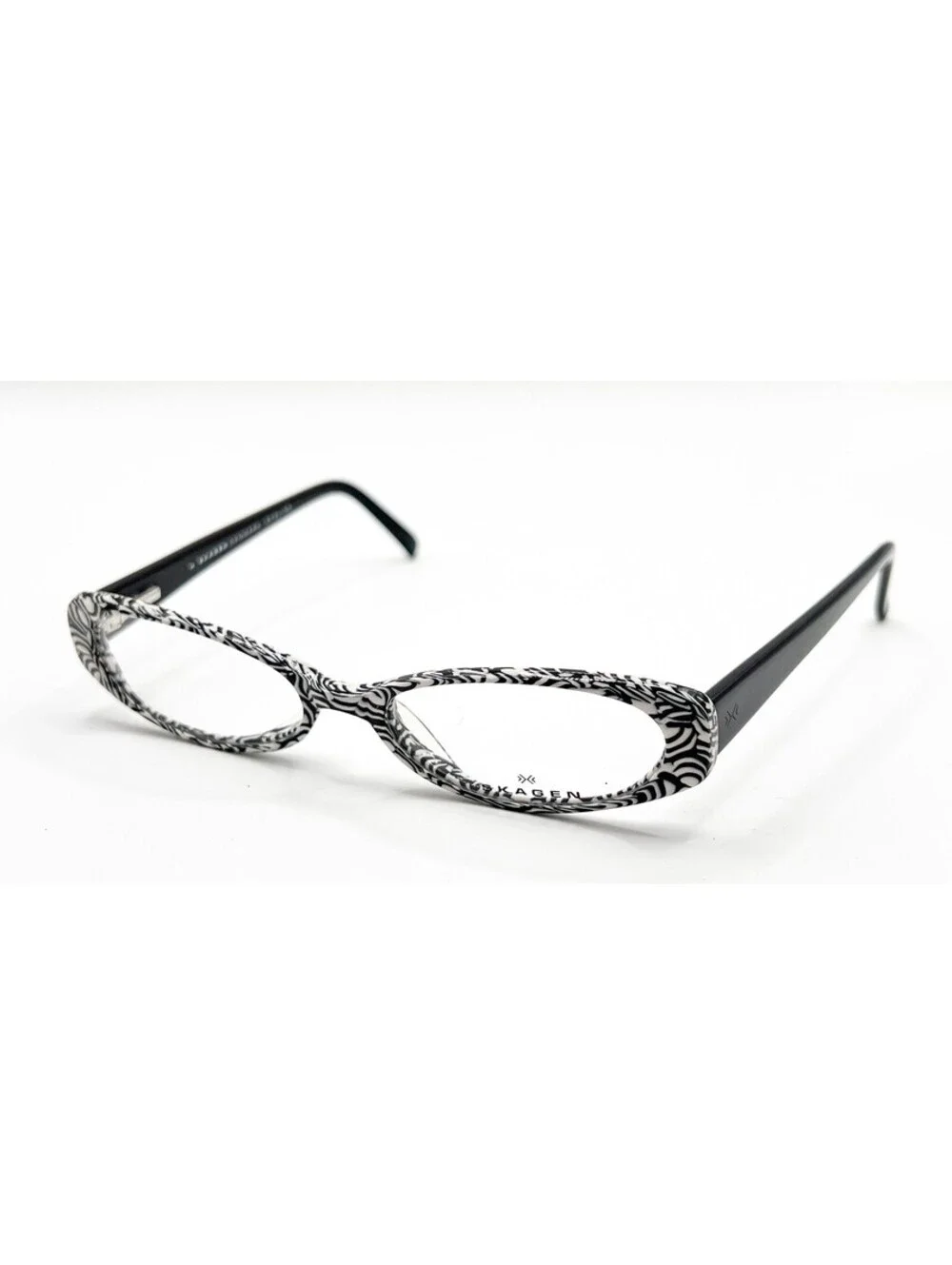 Skagen E302Bw Black White Authentic Eyeglasses 50-17-140